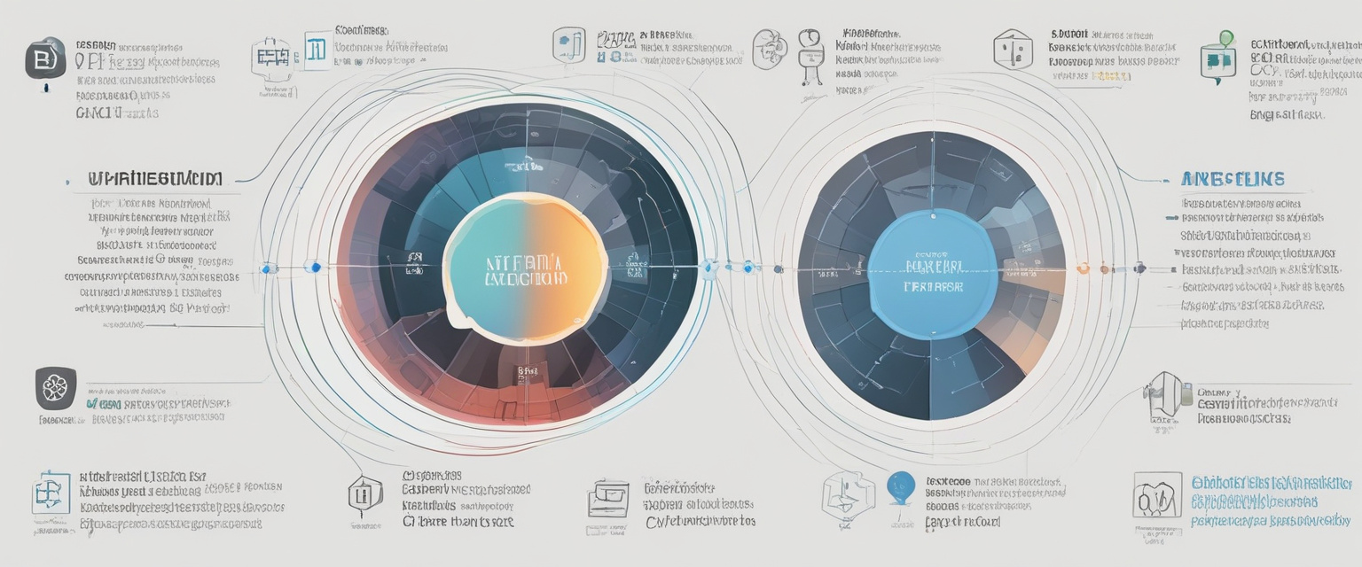 Financial data visualization with blockchain and AI elements
