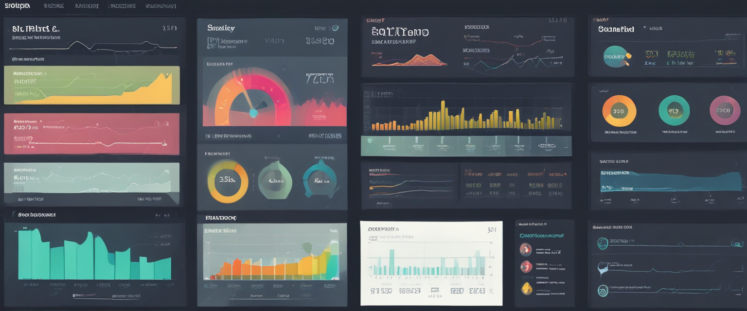 Software Management dashboard with various metrics and charts